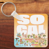 SoCalメタルキーチェーン キーホルダー (正面)