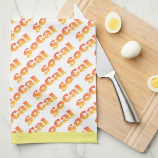 SoCalリズム キッチンタオル (四つ折り)