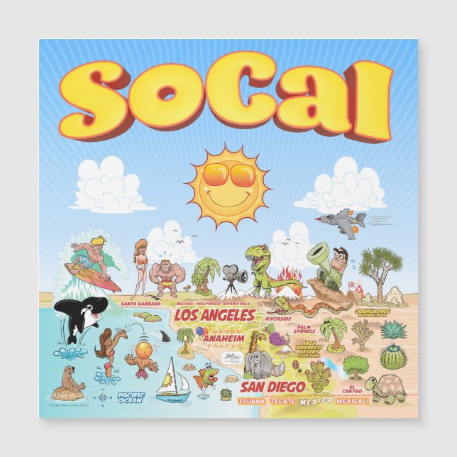 SoCal磁気カード (正面)