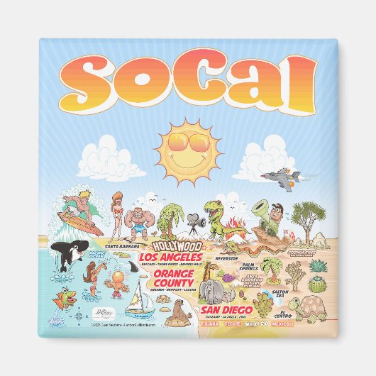 SoCal磁石 マグネット (正面)