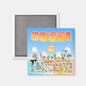 SoCal磁石 マグネット (正面/裏面)