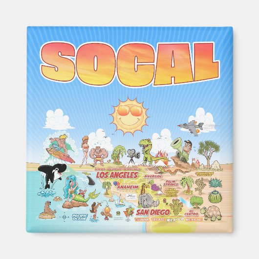 SoCal磁石 マグネット (正面)