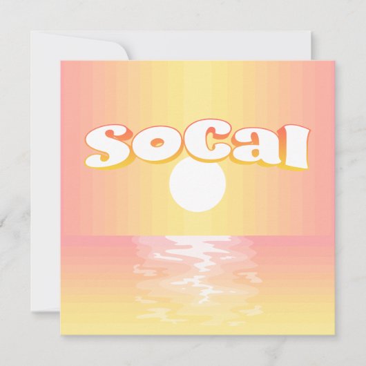 SoCal設定 招待状 (正面)