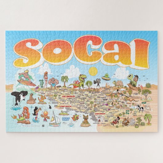 SoCal ジグソーパズル (横)
