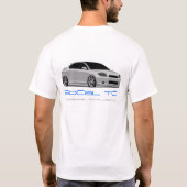 SoCal tCクラブメンズ白い基本的なTシャツ Tシャツ (裏面)