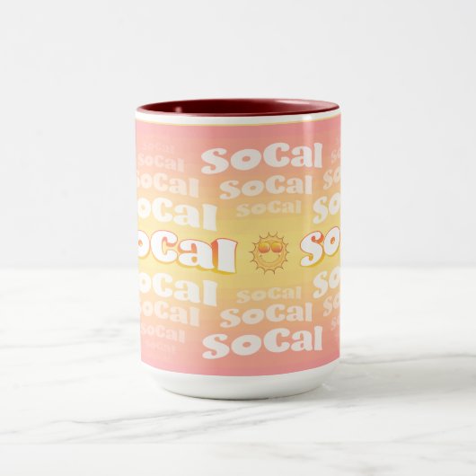 SoCal with Sun マグカップ (中央)