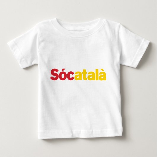 Sócatalà Baby ベビーTシャツ (正面)
