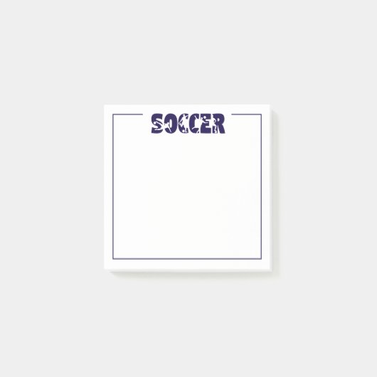Soccer  ポストイット (正面)