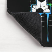 Soccer 11 Year Old Ice Cream Drip Youth 11th Birth マウスパッド (コーナー)