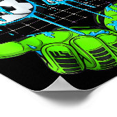 Soccer 67 Six Seven Funny Gen Alpha Meme  ポスター (角)