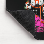 Soccer 67 Six Seven Funny Gen Alpha Meme Drip Boys マウスパッド (コーナー)