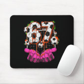 Soccer 67 Six Seven Funny Gen Alpha Meme Drip Boys マウスパッド (マウス)