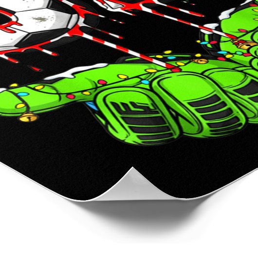 Soccer 67 Six Seven Funny Gen Alpha Meme Drip Chri ポスター (角)