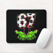Soccer 67 Six Seven Funny Gen Alpha Meme Drip Chri マウスパッド (マウス)