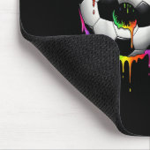 Soccer 67 Six Seven Funny Gen Alpha Meme Rainbow D マウスパッド (コーナー)