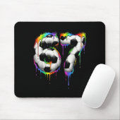 Soccer 67 Six Seven Funny Gen Alpha Meme Rainbow D マウスパッド (マウス)