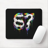 Soccer 67 Six Seven Funny Gen Alpha Meme Rainbow D マウスパッド (マウス)
