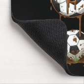 Soccer 67 Six Seven Meme Boys Teens Kids Gen Alpha マウスパッド (コーナー)