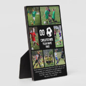 Soccer 7 photo collage team name フォトプラーク (側面)