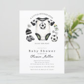 Soccer Baby Shower Invitation 招待状 (スタンド正面)
