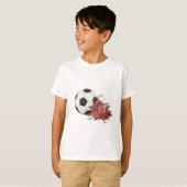 Soccer ball and Pink Tシャツ (正面フル)