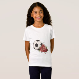 Soccer ball and Pink Tシャツ