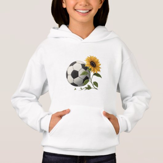 Soccer ball and sunflower (正面)