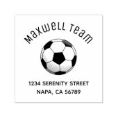 Soccer Ball Arch Family Address セルフインキングスタンプ (デザイン)