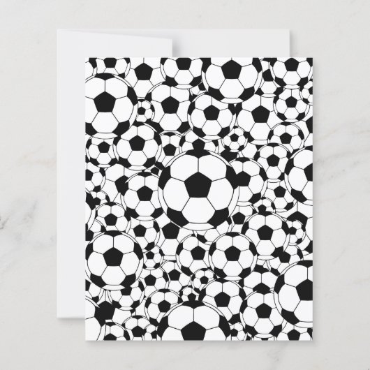 Soccer Ball Background Scrapbook Paper Football (裏面)