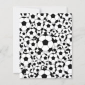 Soccer Ball Background Scrapbook Paper Football (正面)