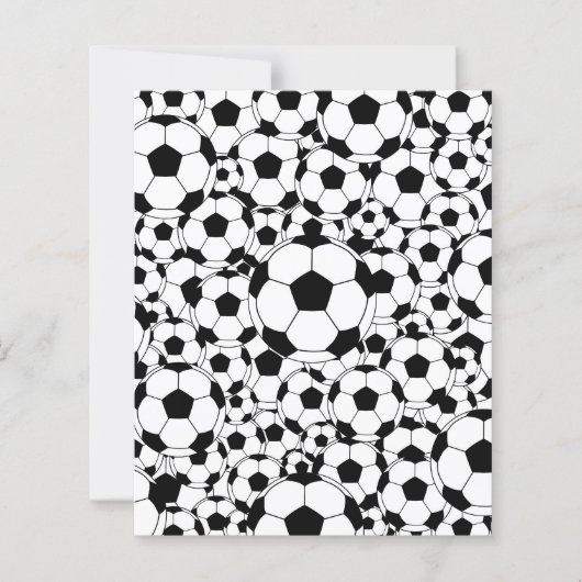 Soccer Ball Background Scrapbook Paper Football (正面)