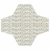 Soccer ball design showing small rainbow  サッカーボール (フラット)