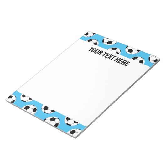 Soccer Ball Pattern ノートパッド (アングル)
