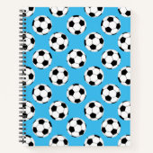 Soccer Ball Pattern ノートブック (正面)