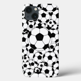 Soccer Ball Phone Case Football Sports Fan Design iPhone 13ケース