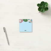 Soccer Ball Player Coach Name Post It Note Pad ポストイット (オフィス)