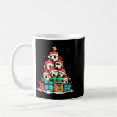 Soccer Ball Player Le Christmas Tree Xmas Long Sle コーヒーマグカップ (左)