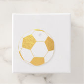 soccer ball thank you gold フェイバータグ (箱)