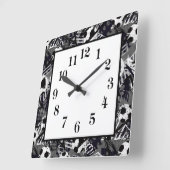 Soccer Ball Wall Clock スクエア壁時計 (傾斜)