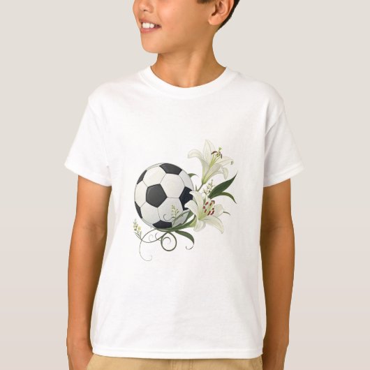 Soccer ball with Lily Tシャツ (正面)