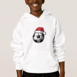 Soccer Ball with Santa Hat