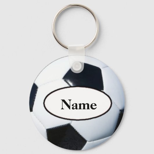 Soccer ball with your name on it キーホルダー (正面)