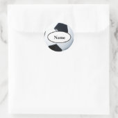 Soccer ball with your name on it  ラウンドシール (バッグ)