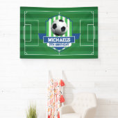 Soccer Birthday banner backdrop 横断幕 (インサイチュ)