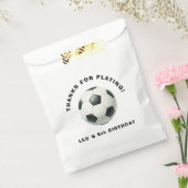 Soccer Birthday Favor Bag Boy | Editable  フェイバーバッグ (封をした状態)