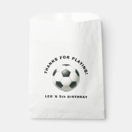 Soccer Birthday Favor Bag Boy | Editable  フェイバーバッグ