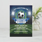 Soccer Birthday Invitation 招待状 (スタンド正面)