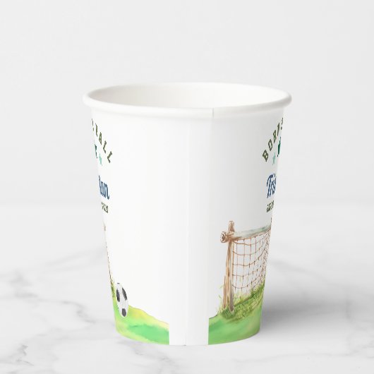 Soccer “Born Two Ball” Second Birthday 紙コップ (右)