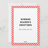 Soccer Christmas Cards シーズンカード (裏面)