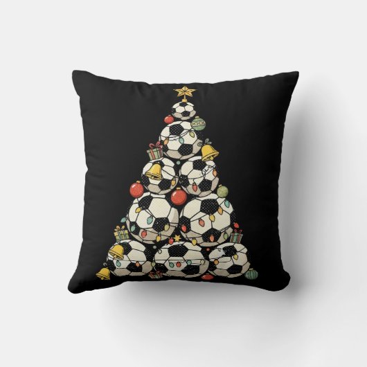 Soccer Christmas Tree クッション (裏面)